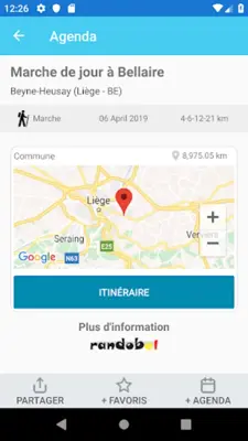 Walk Events android App screenshot 1